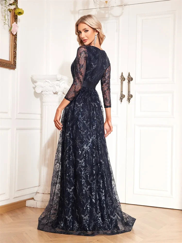 Luxury Long Sleeve Dress
