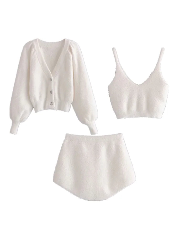 Vintage Set Shaggy Korea Style
