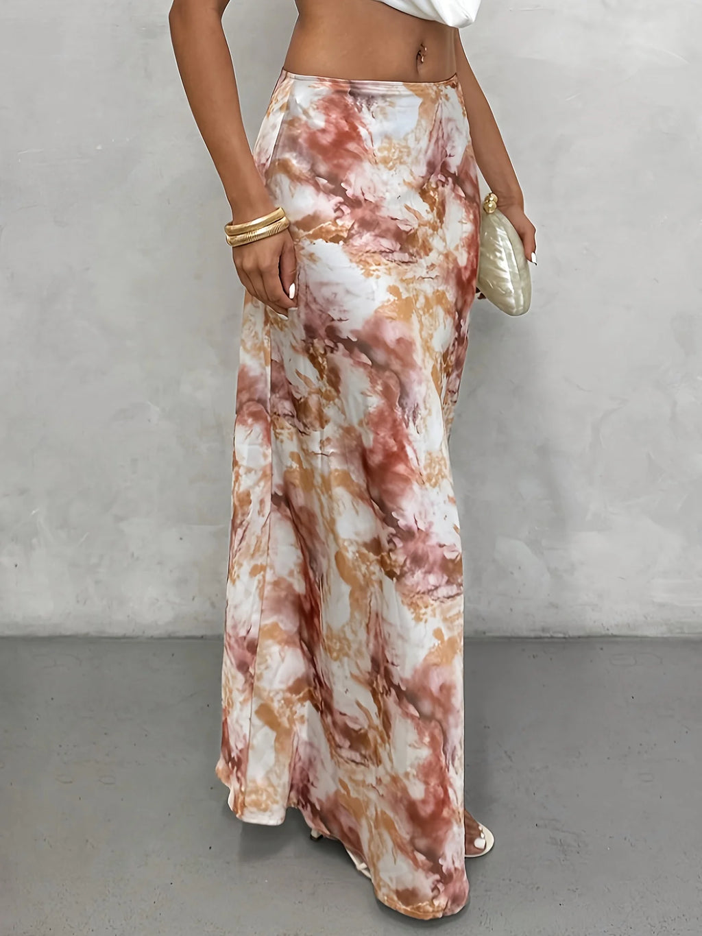 Fashionable Long Halter Skirt