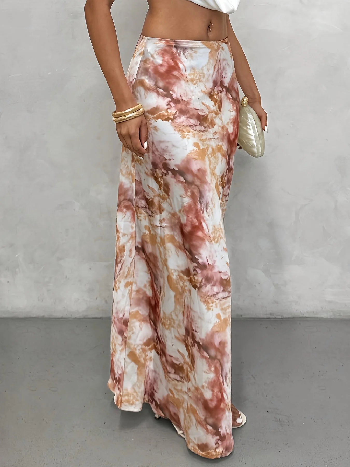Fashionable Long Halter Skirt