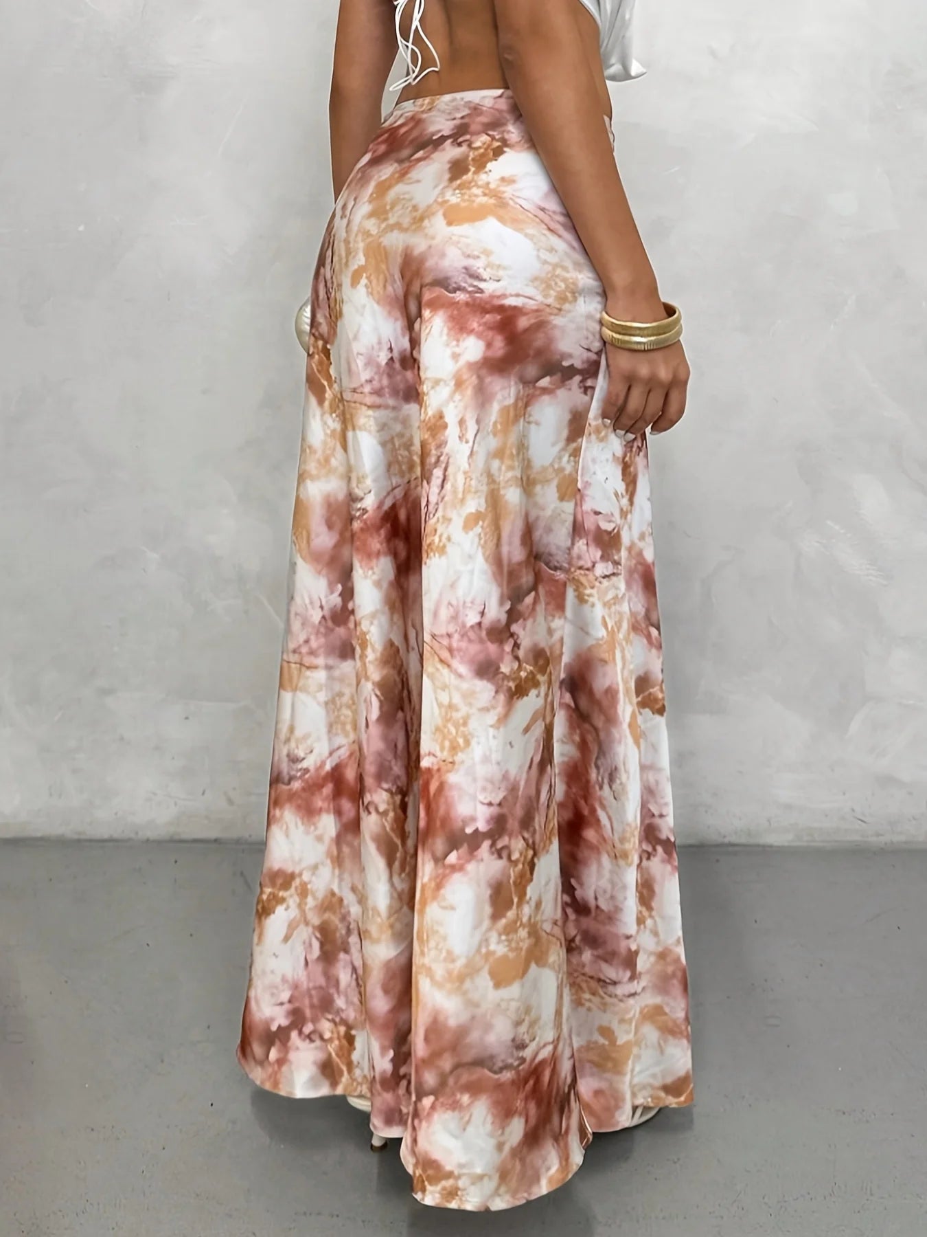 Fashionable Long Halter Skirt