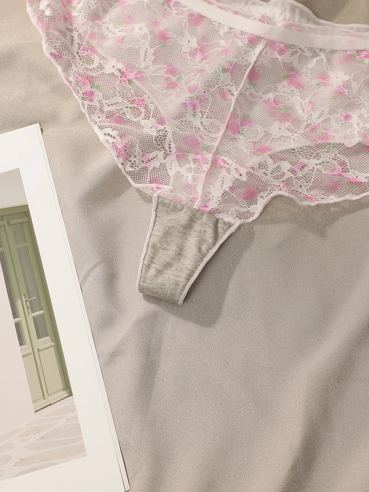 Floral Lace Lingerie Set