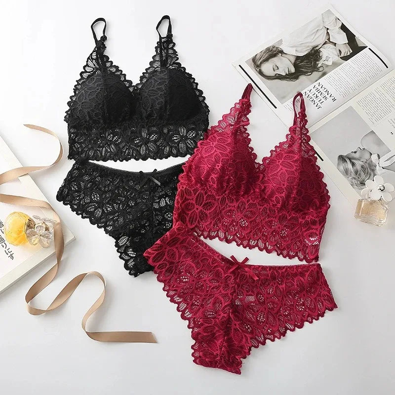 Sexy Lace Women Underwear Set