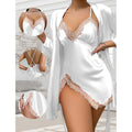 Silky Open-Back Lounge Set