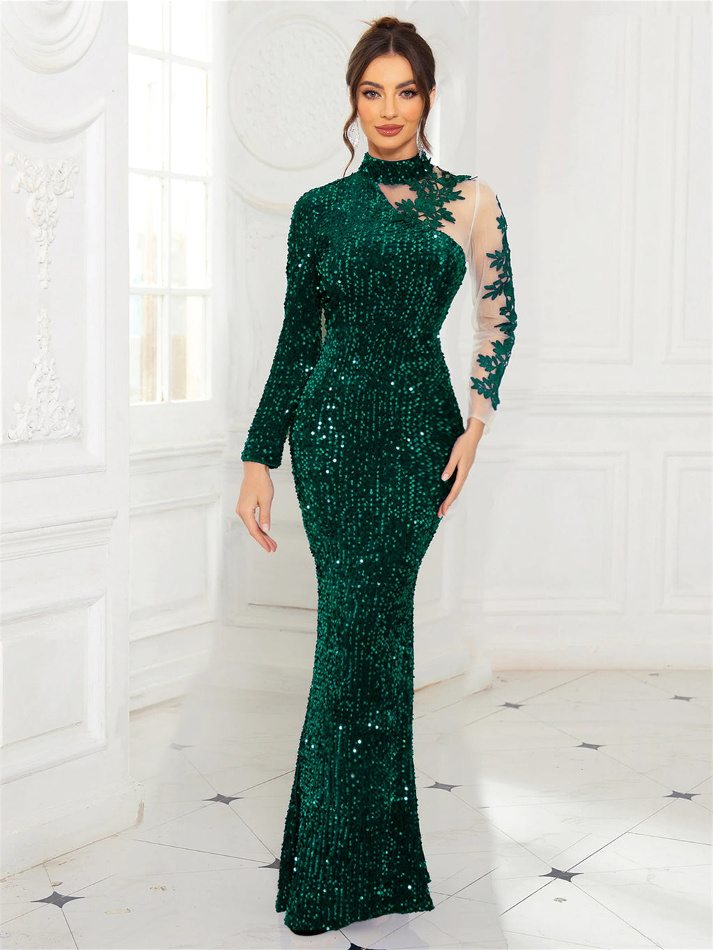 Velvet Evening Dress