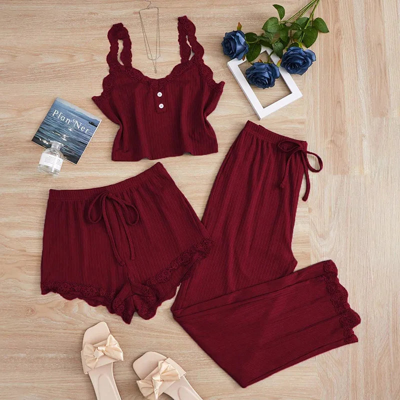 Summer 3PCS Pajama