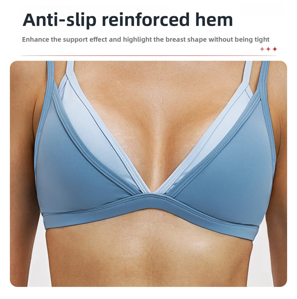 Backless Push-Up Sports Bra