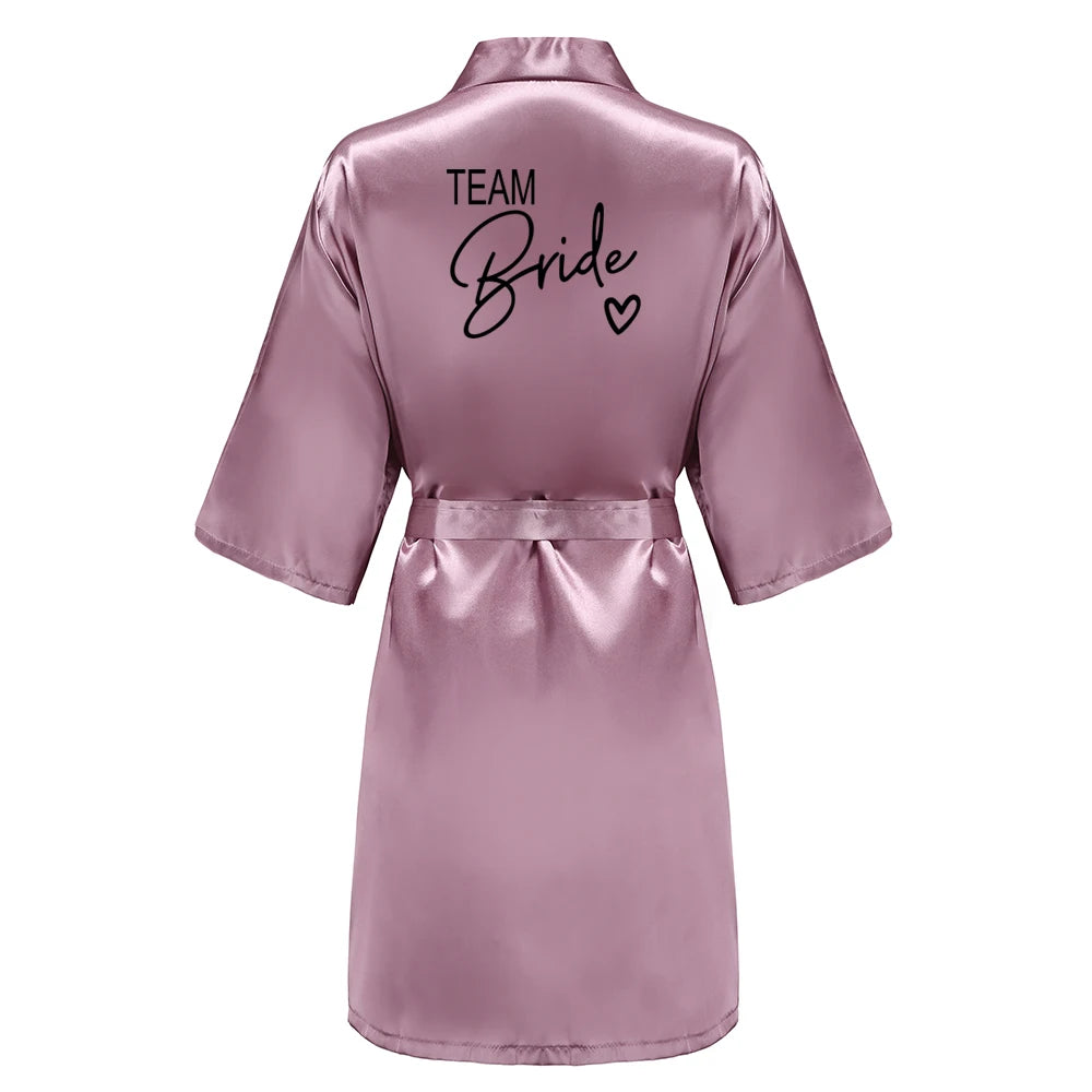 Wedding Party Team Bride Robe