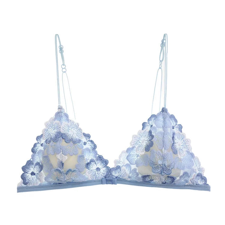 French Lace Bralette for Small Chest