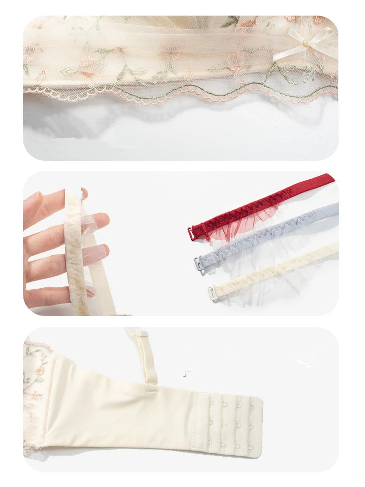 Seamless Push-Up Gathering Bra
