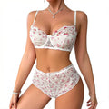 Floral Lace Lingerie Set