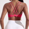 High-Support Cross-Back Sports Bra