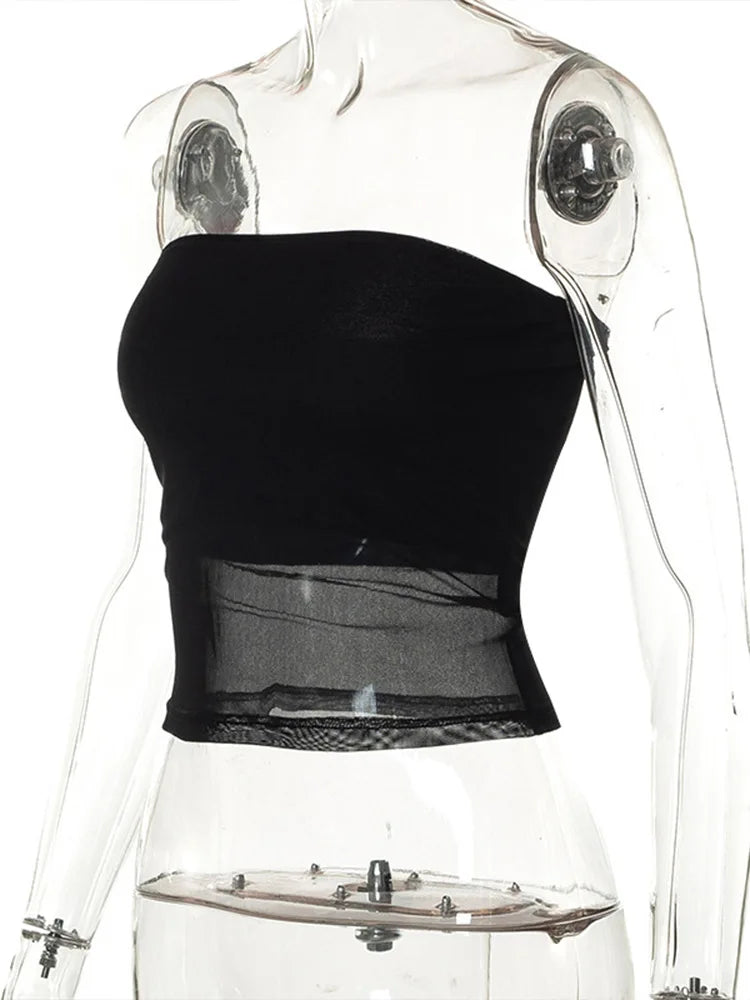 Patchwork Streetwear Tank Top