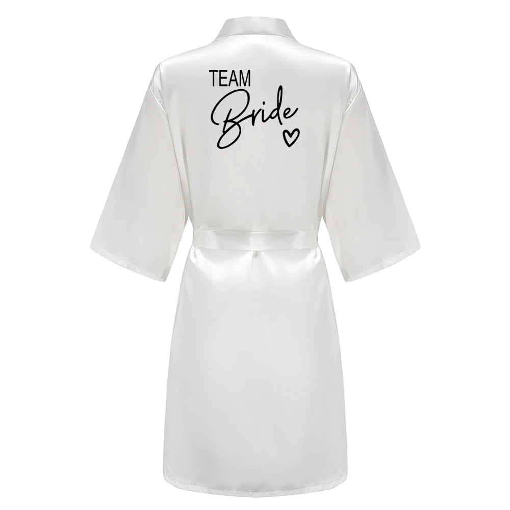 Wedding Party Team Bride Robe