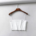 Cropped Cotton-Blend Camisole