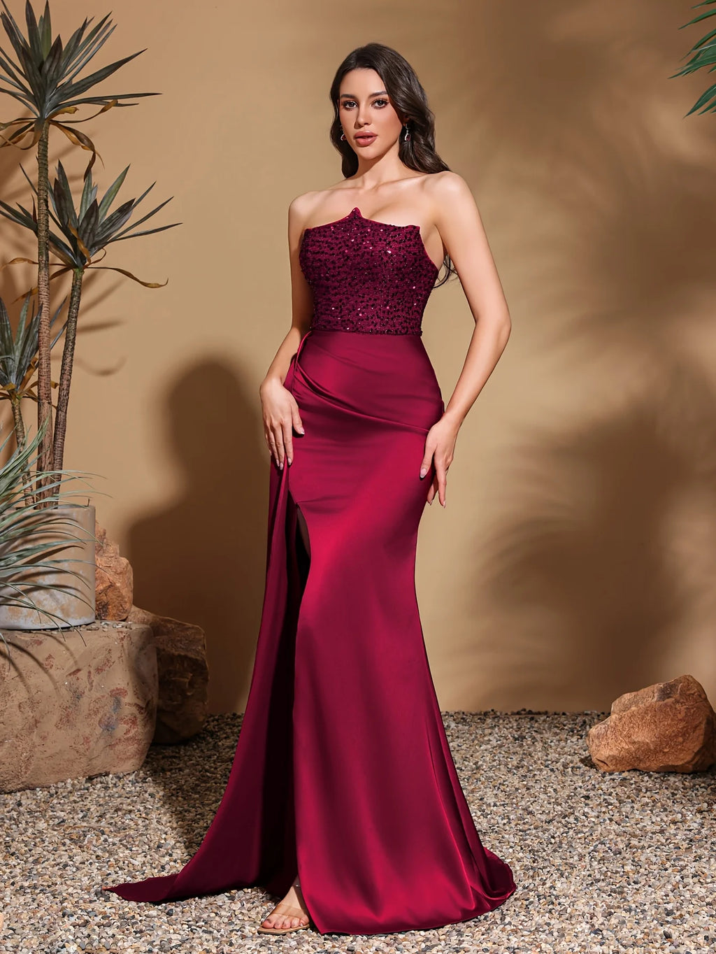 strapless dress