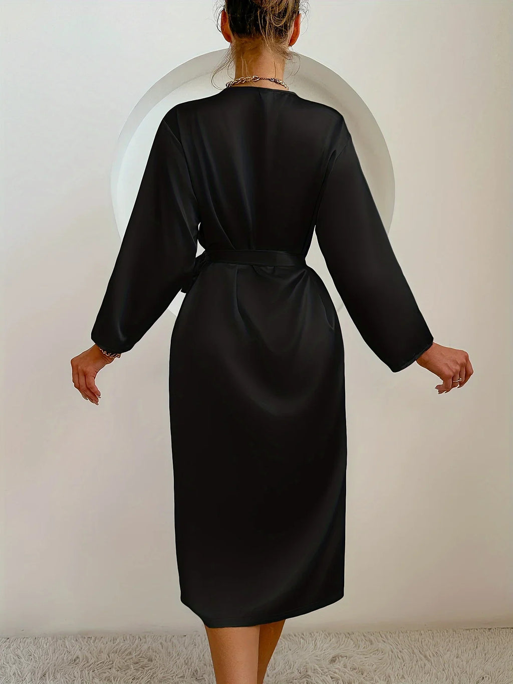 Satin Belted Robe