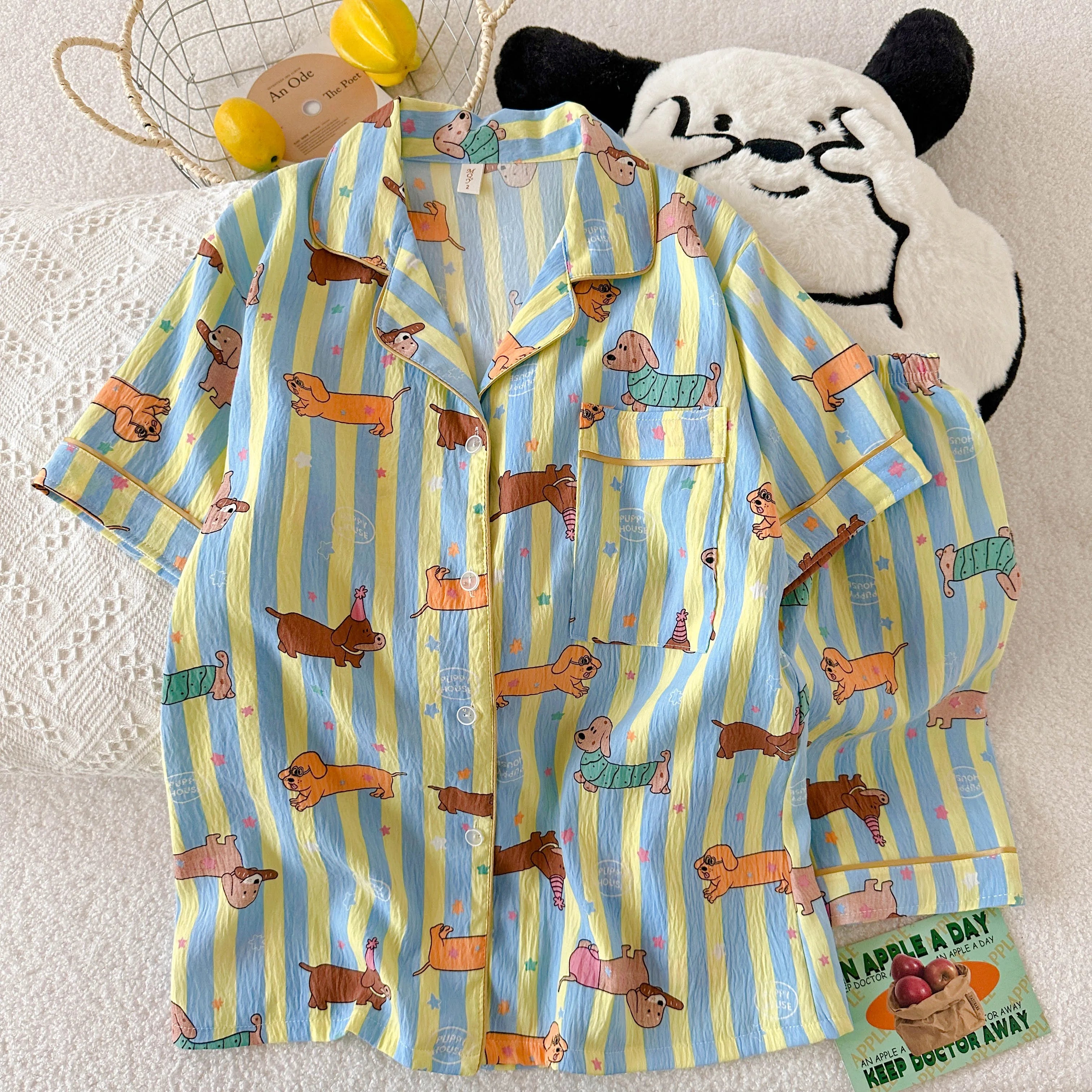 Print Polka Dot Women Pajamas