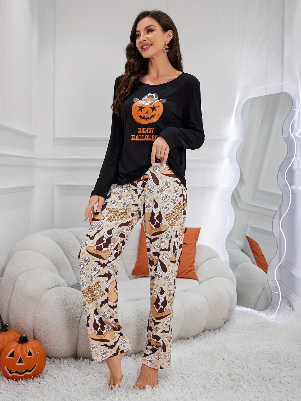 Halloween Limited Two-Piece Autum Pajamas,