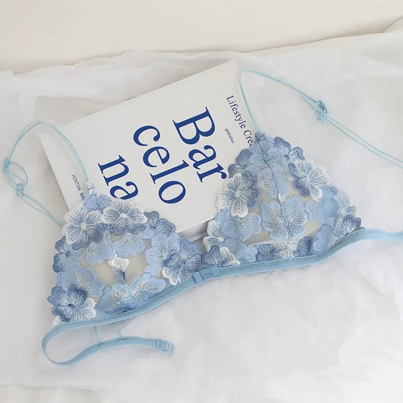 French Lace Bralette for Small Chest