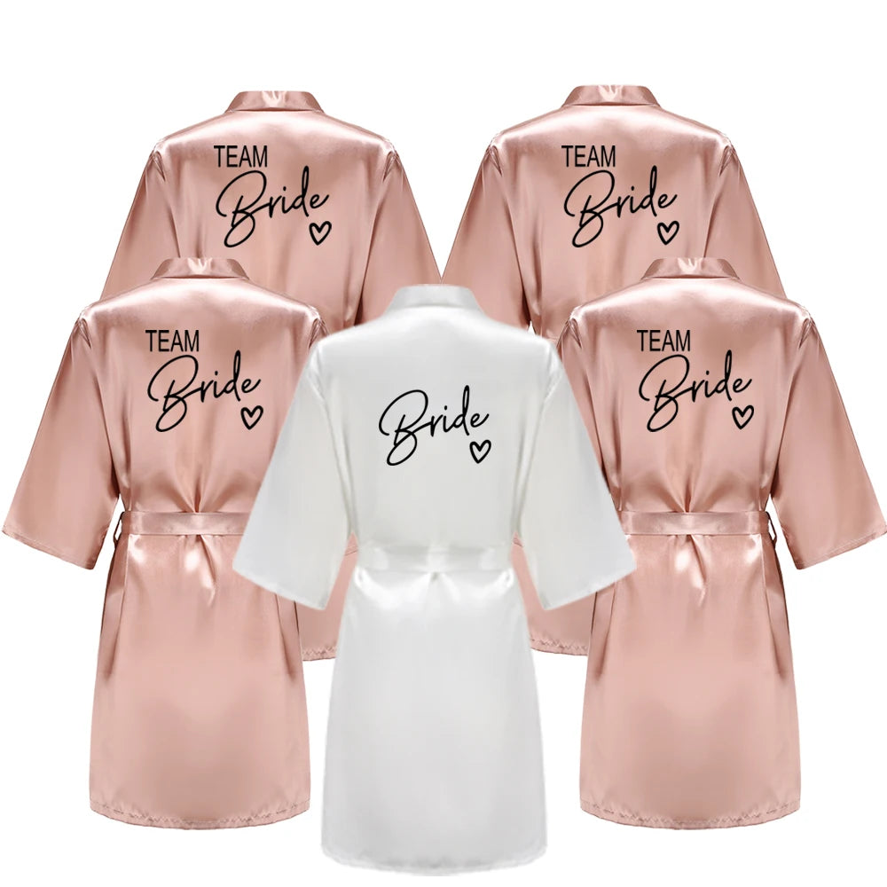 Wedding Party Team Bride Robe