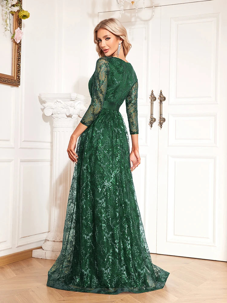 Luxury Long Sleeve Dress