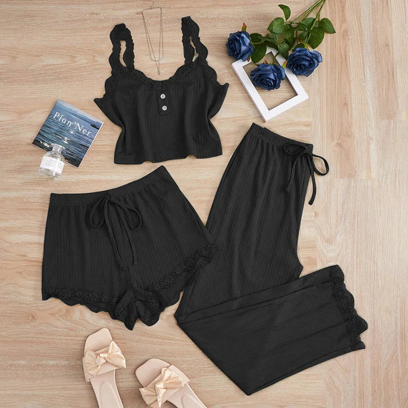 Summer 3PCS Pajama