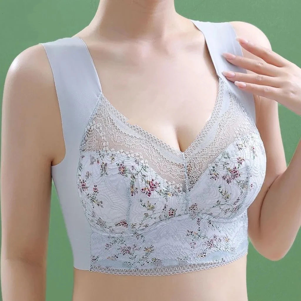 Ice Silk Full Cup Lace Bra