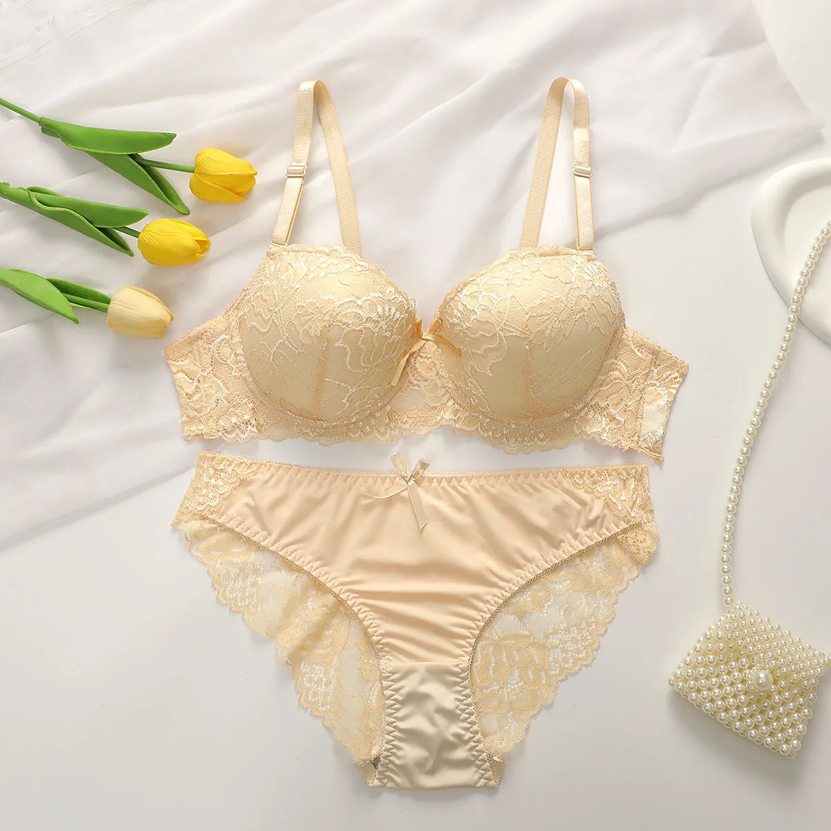 2-piece Sexy Multi-color Lingerie Set