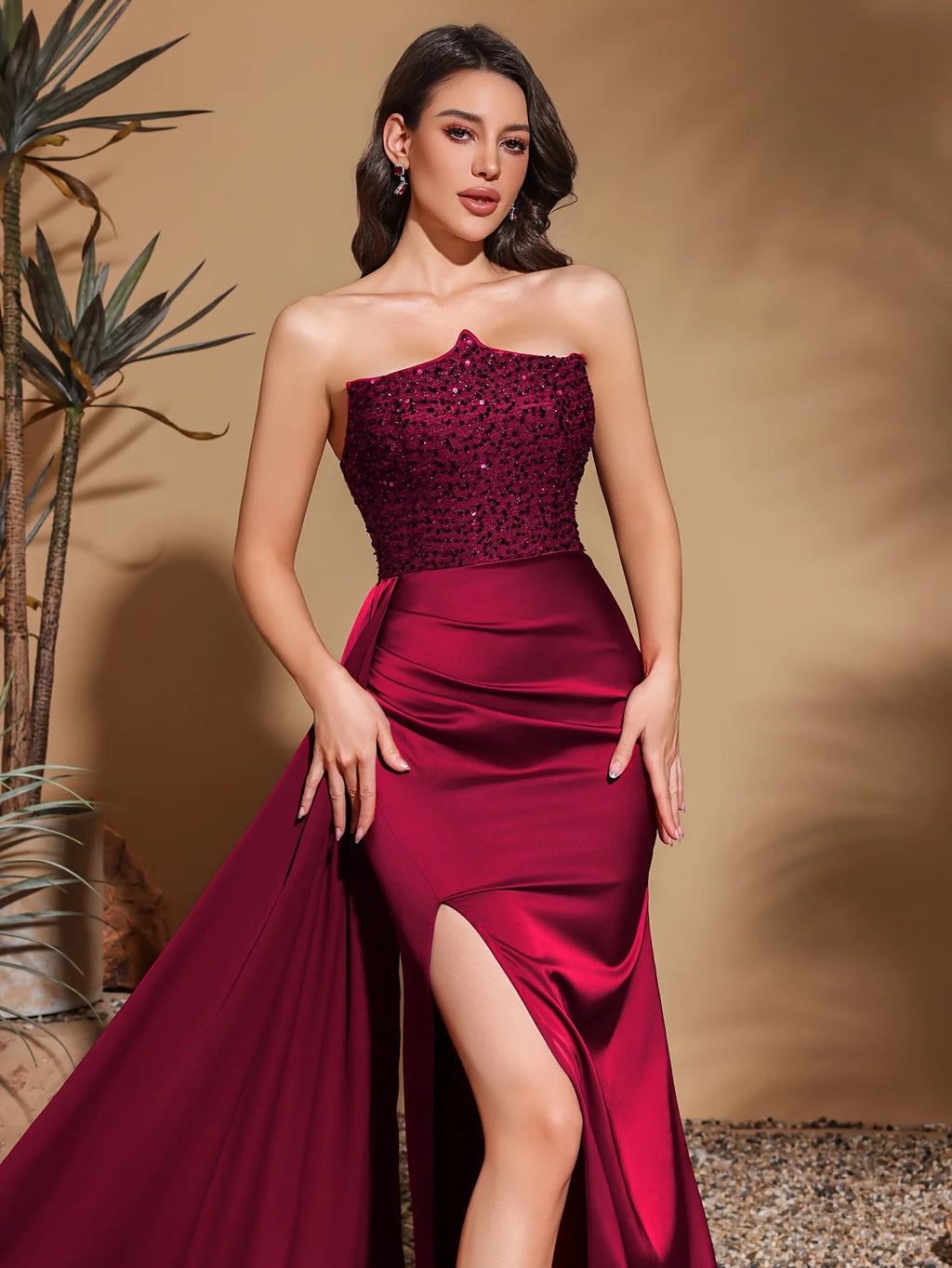 strapless dress