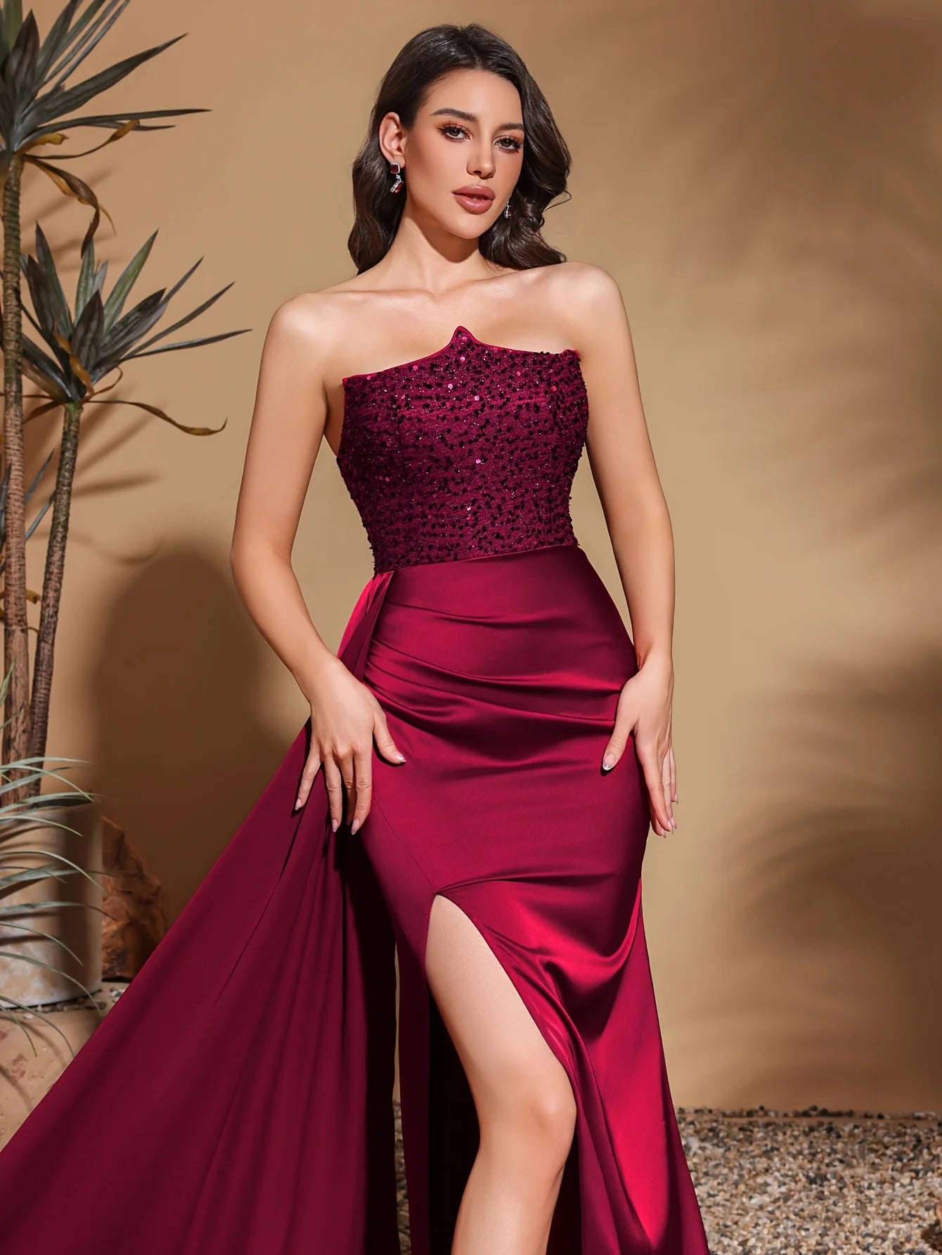 strapless dress