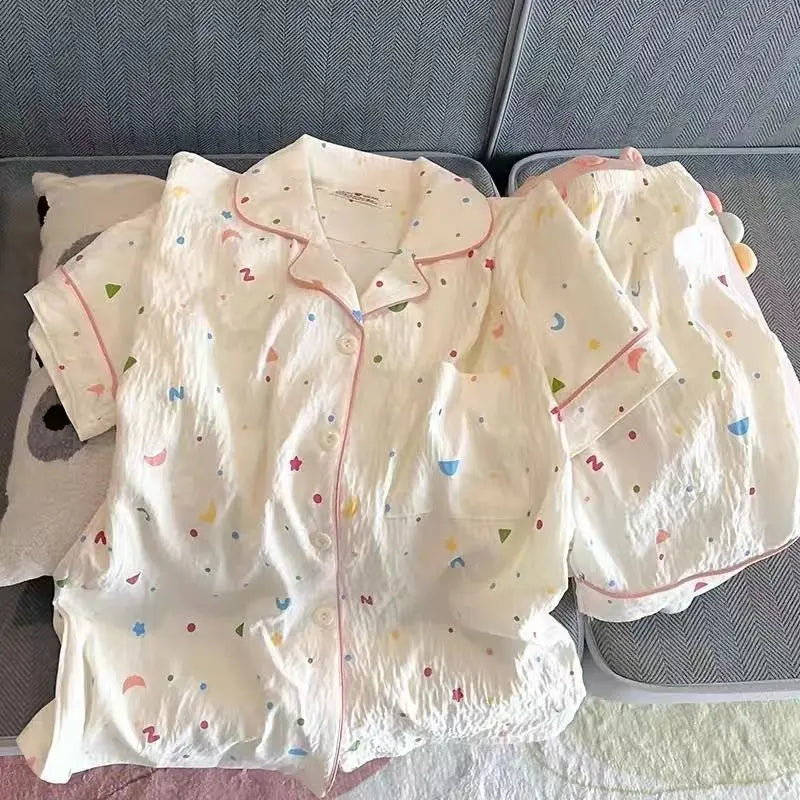 Print Polka Dot Women Pajamas