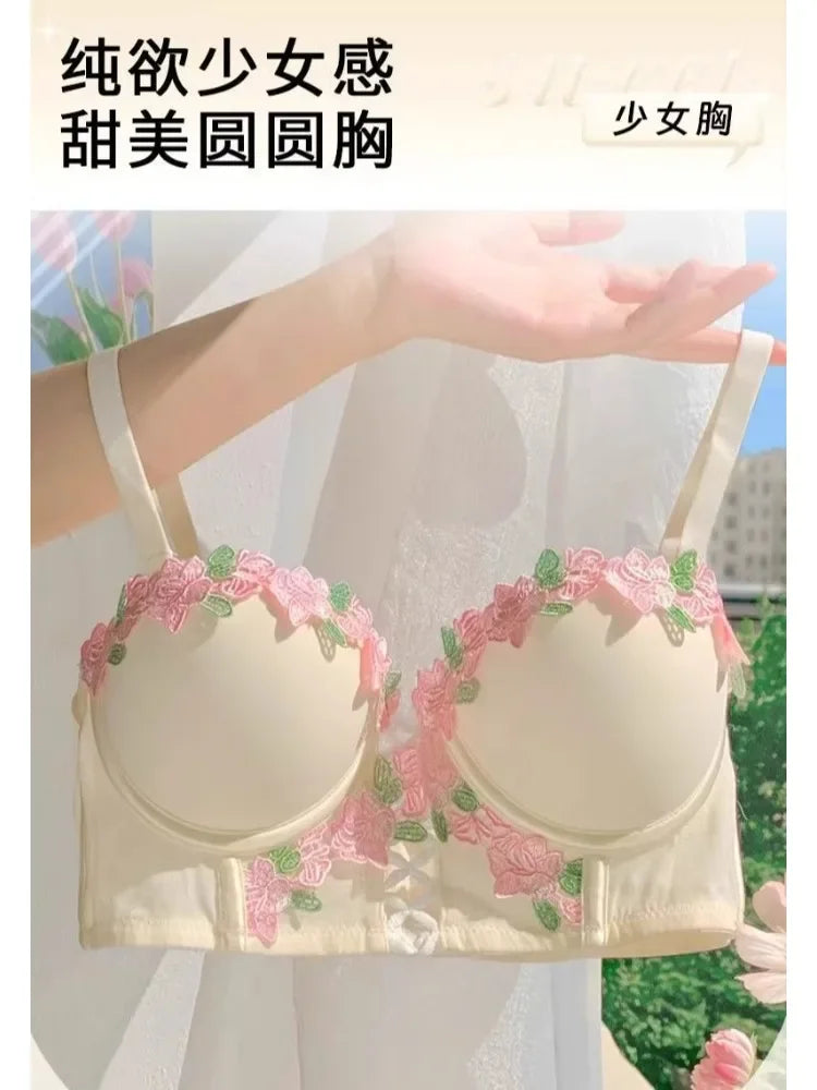 YUQI Wireless Push Up Bra