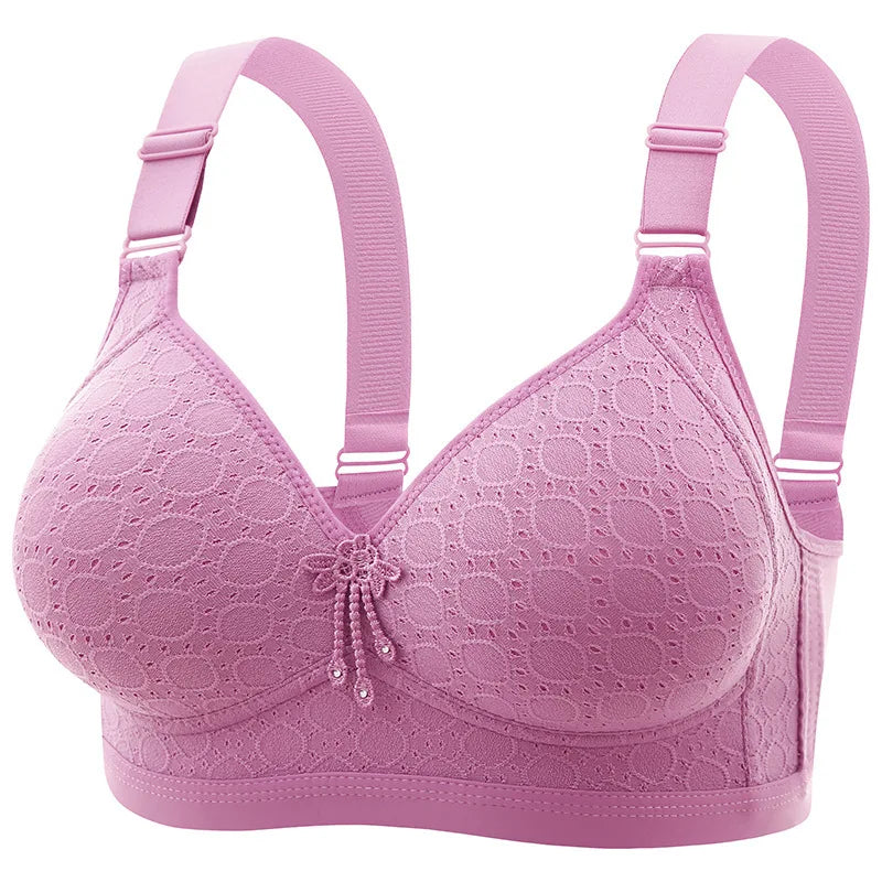 Plus-Size Wire-Free Push-Up Bra