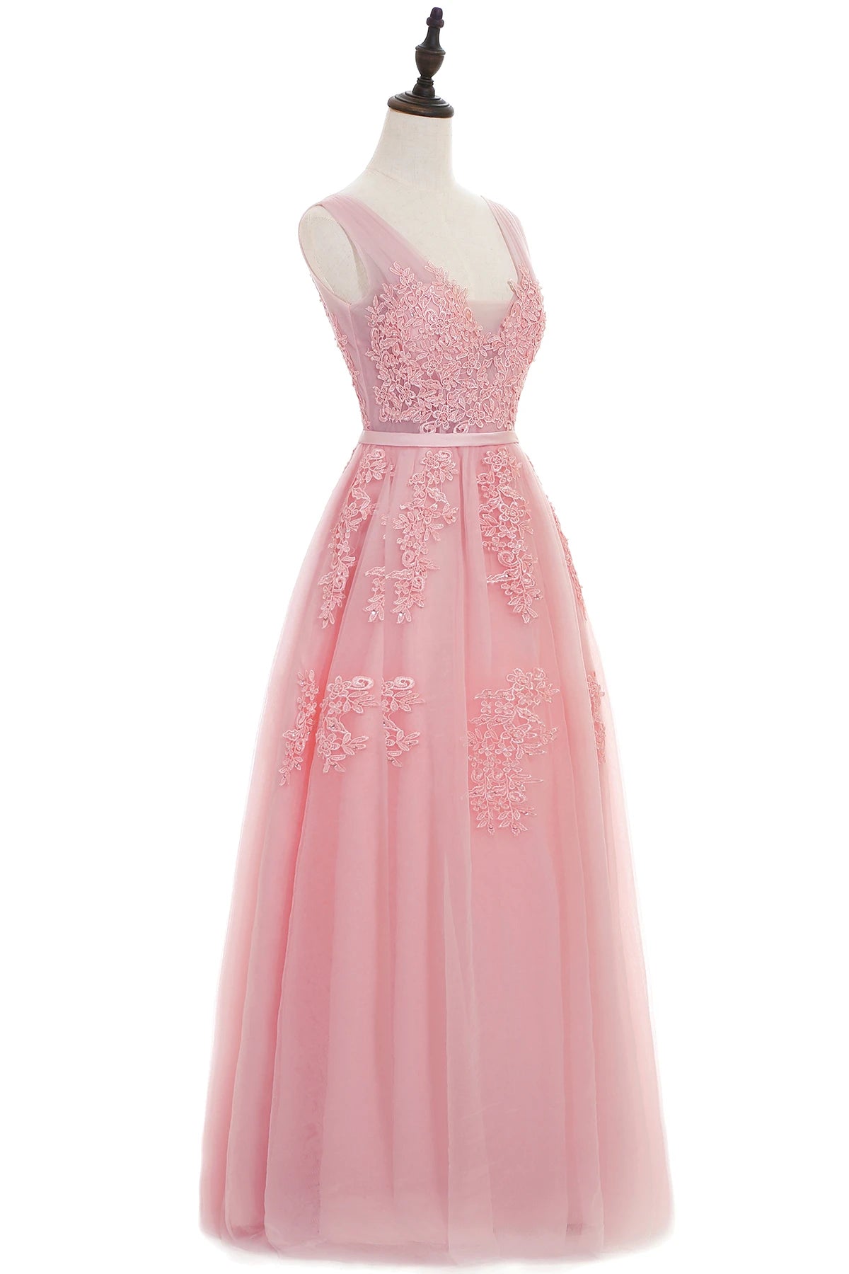 Slim A-Line Maxi Dress