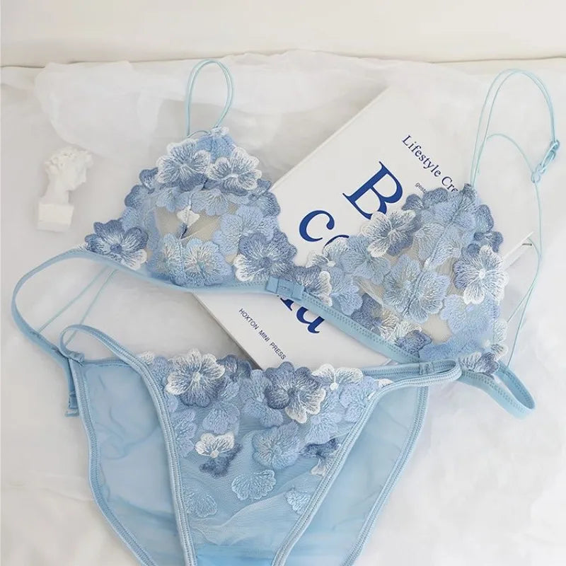 French Lace Bralette for Small Chest