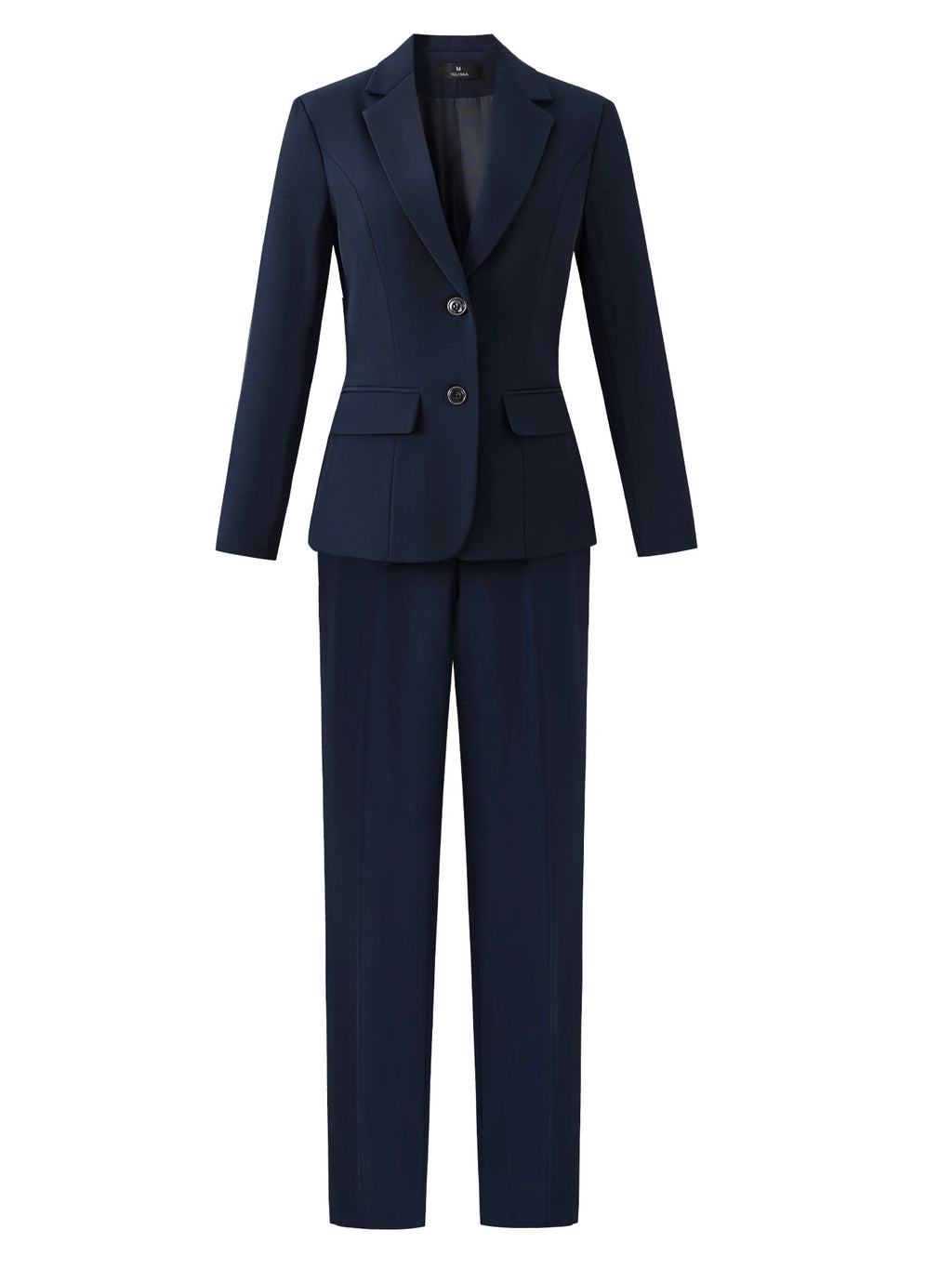 Single-Breasted Notch Lapel Suit Set