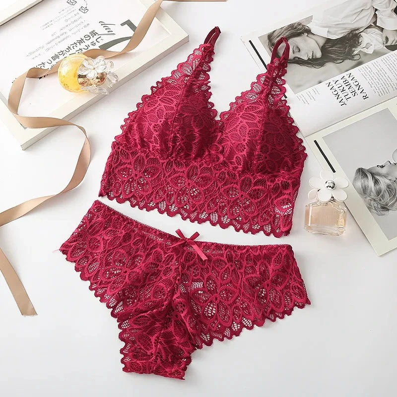 Sexy Lace Women Underwear Set