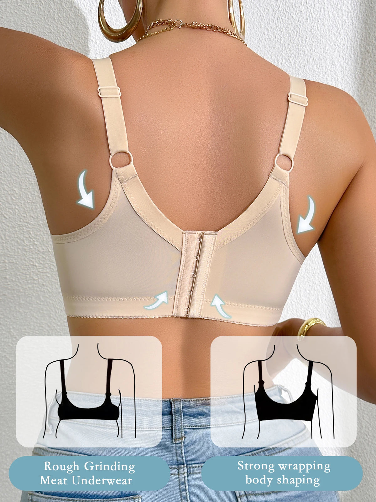 Lace Underwire Push-Up Bra
