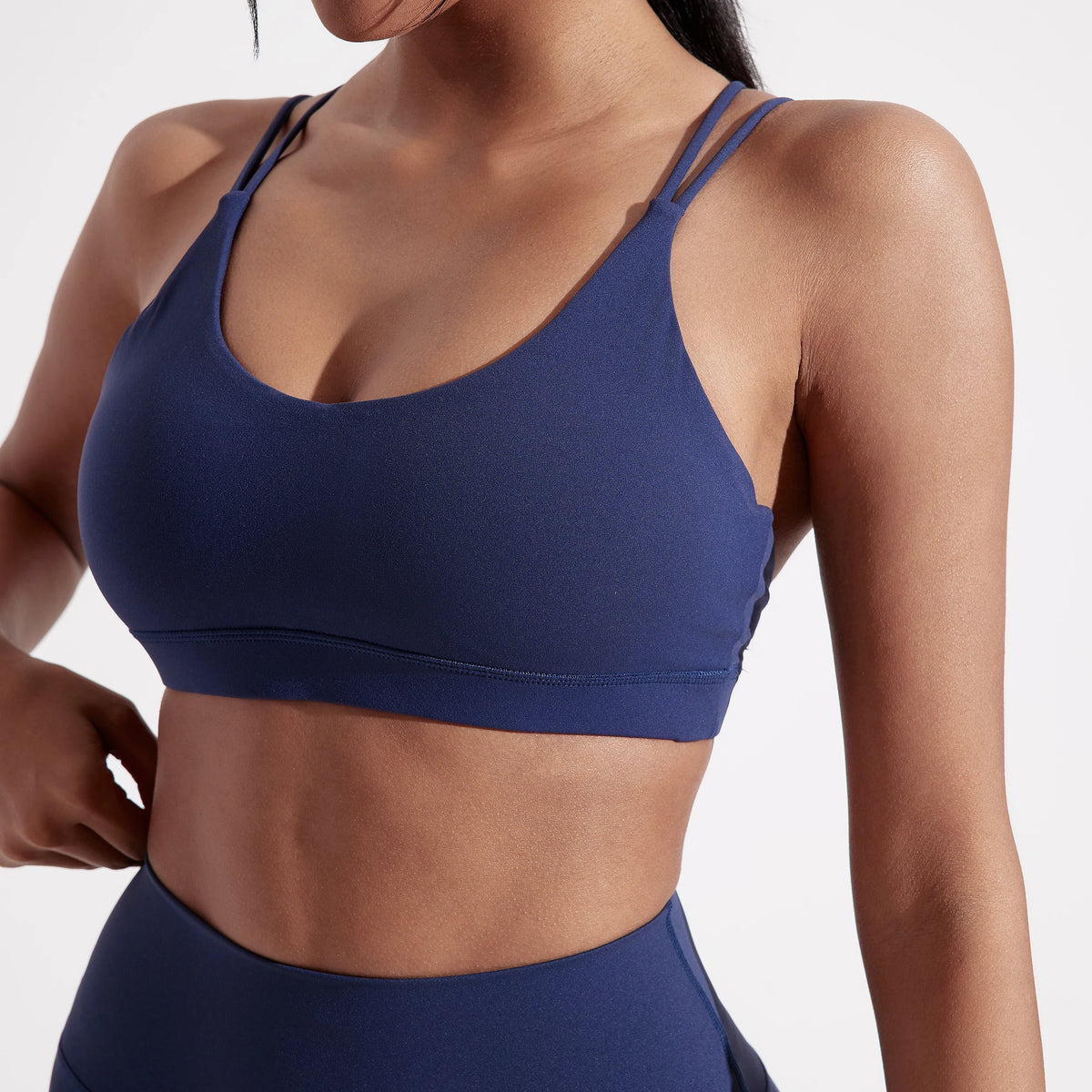 High-Support Cross-Back Sports Bra