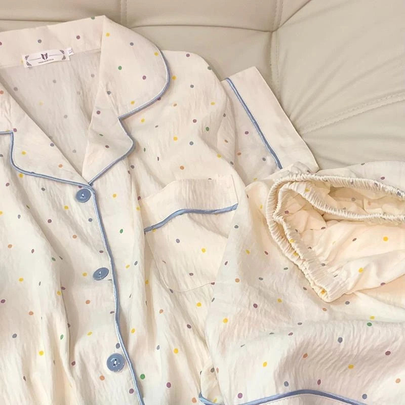 Print Polka Dot Women Pajamas