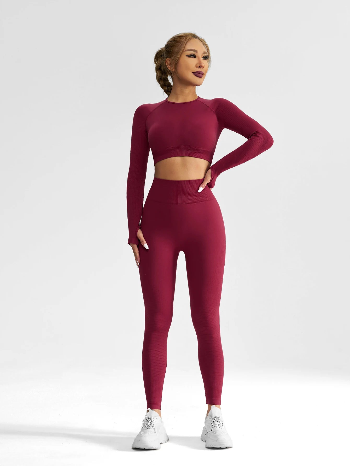 Seamless Tracksuit Sports Set