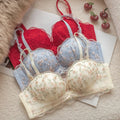 Seamless Push-Up Gathering Bra