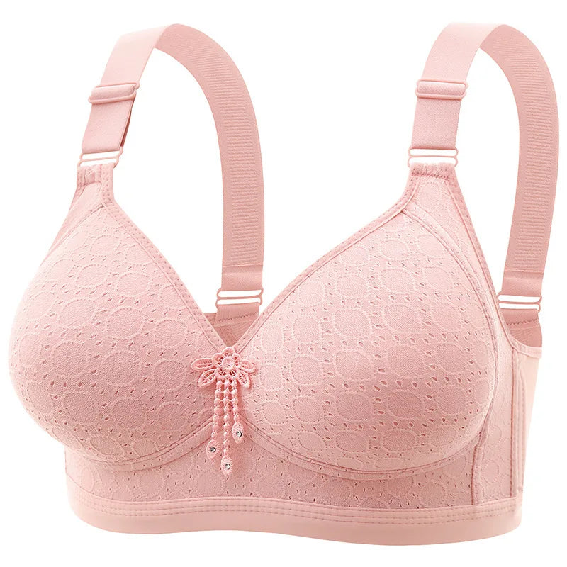 Plus-Size Wire-Free Push-Up Bra