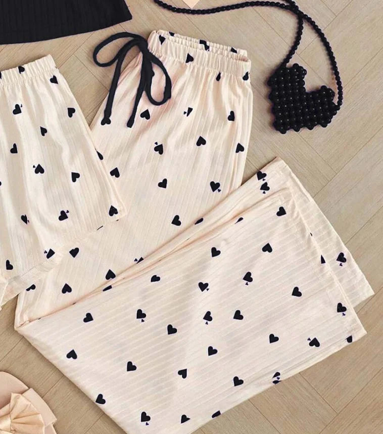 cotton three-piece pajamas