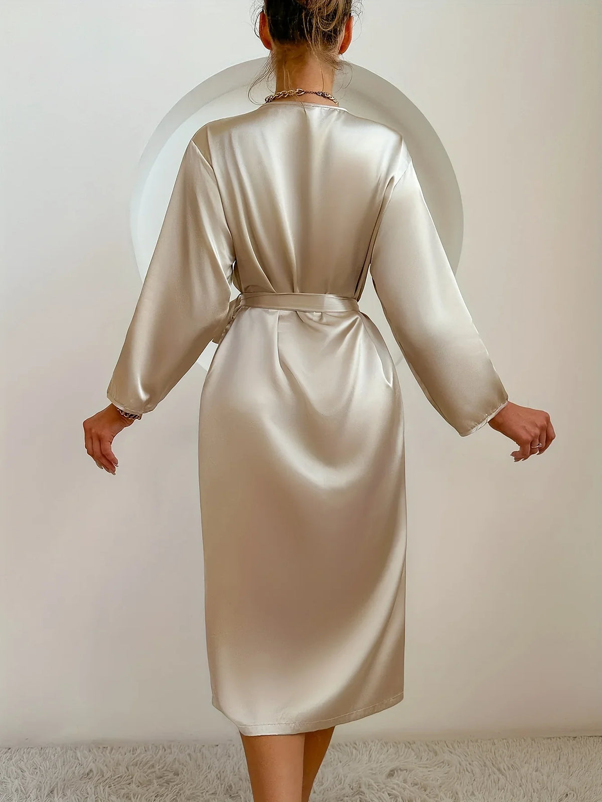 Satin Belted Robe