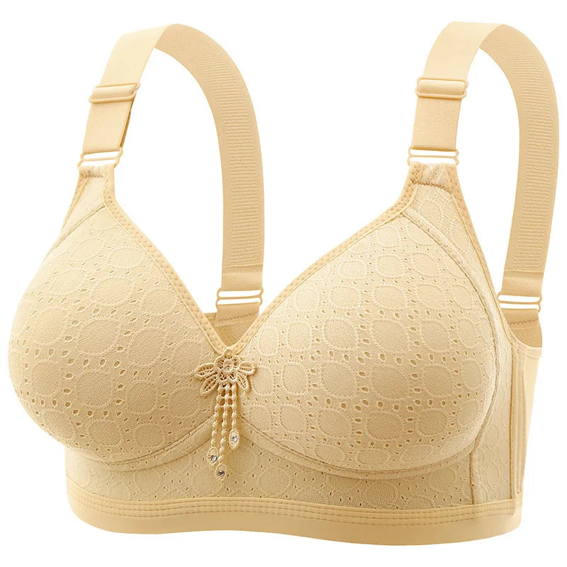 Plus-Size Wire-Free Push-Up Bra