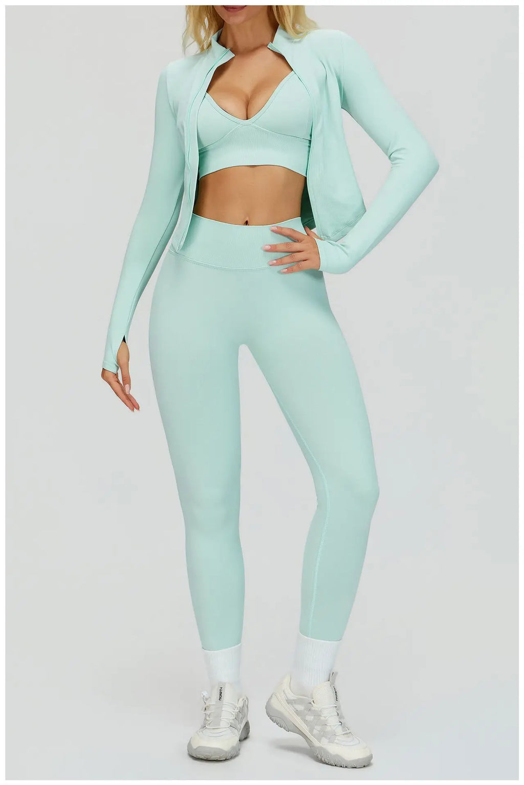 2/3PCS Seamless Yoga Set Gym Workout Suits
