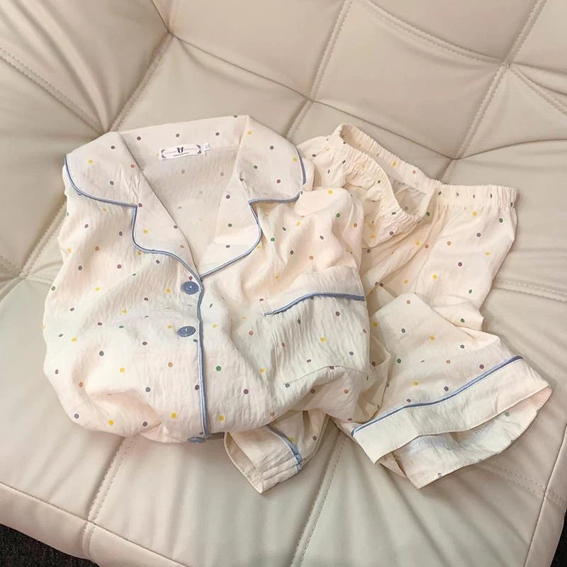 Print Polka Dot Women Pajamas