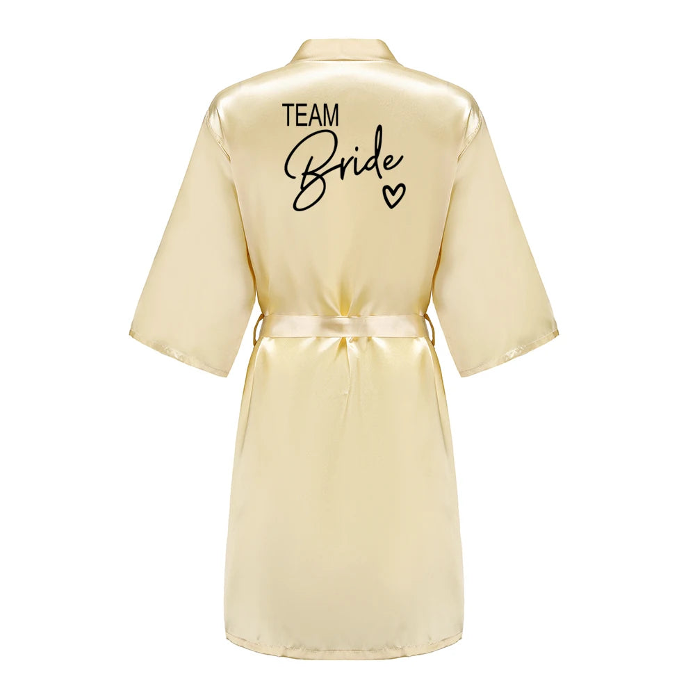 Wedding Party Team Bride Robe